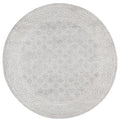 Amritsar Diamond Trellis Cream Round Rug