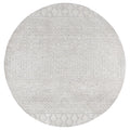 Amritsar Tessellations Cream Round Rug