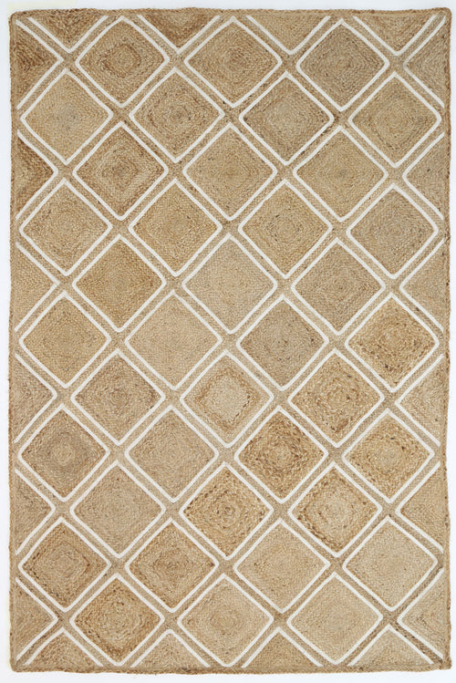 Artisan Beige Parquetry Rug