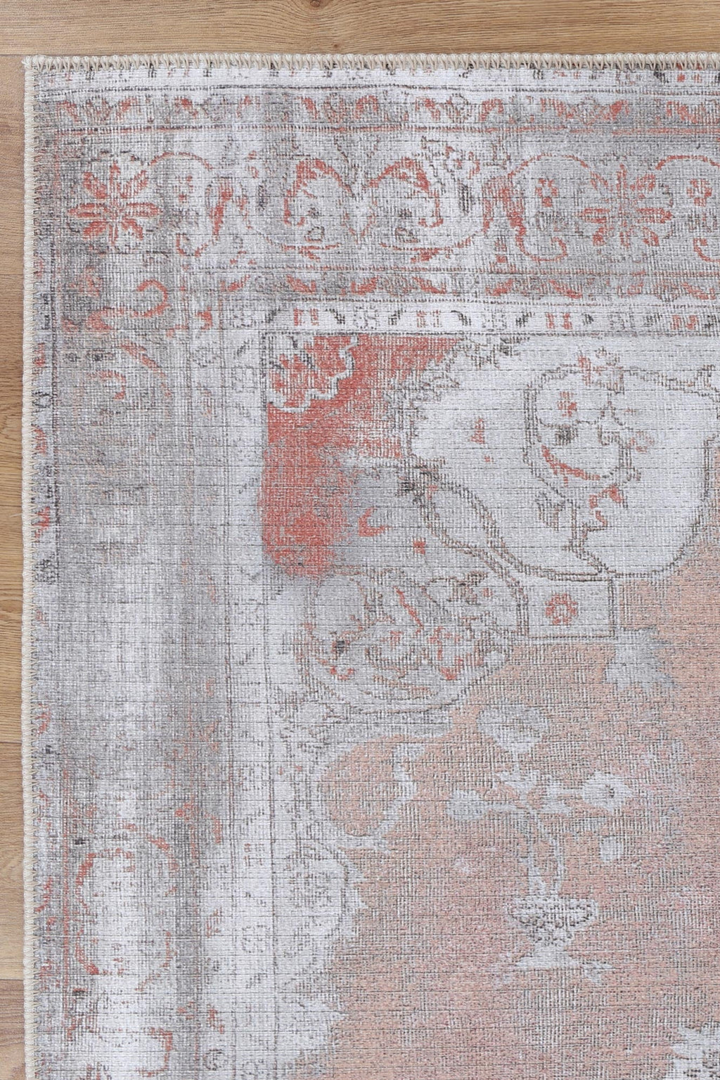 Babylon Isin Terracotta Washable Rug - VTL1192-04