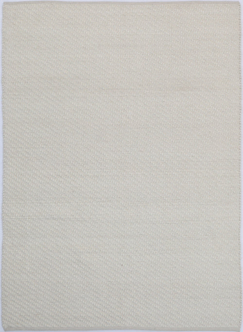 Basalt Ivory Wool Blend Textured Rug -  IVOR