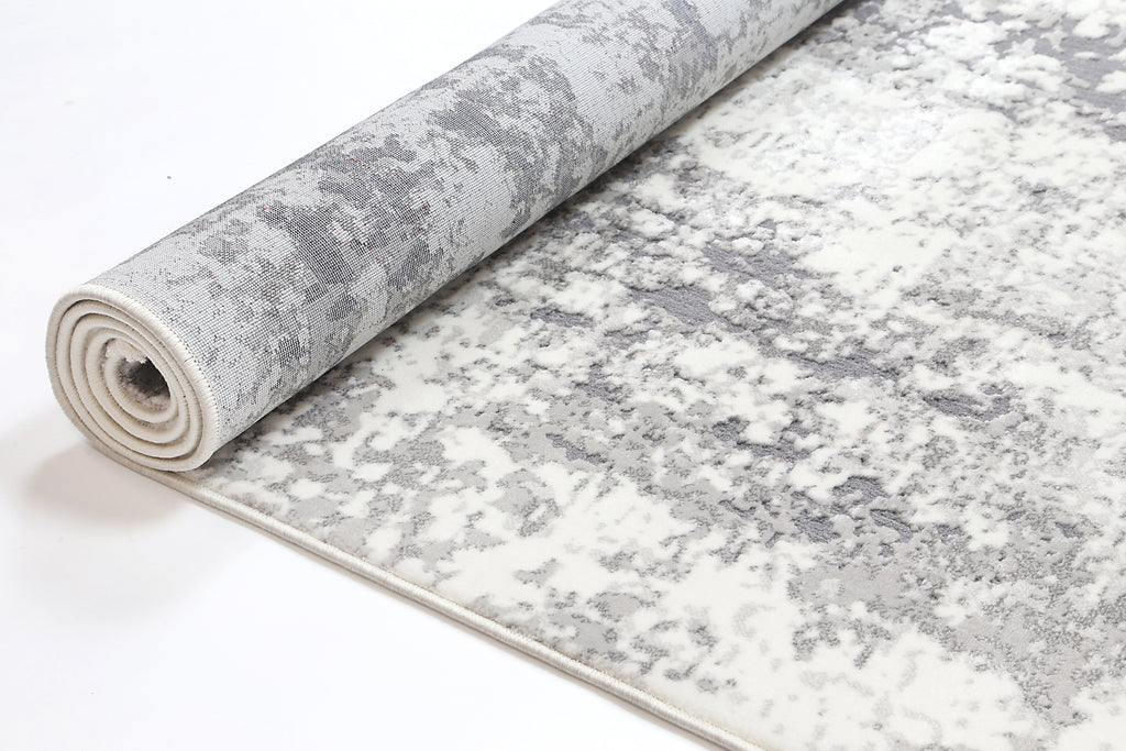 Bohemian Paradise One Modern Grey Rug - 01GREY