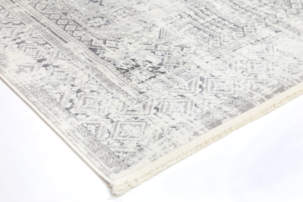 Bohemian Paradise Panel Grey Rug - 03GREY