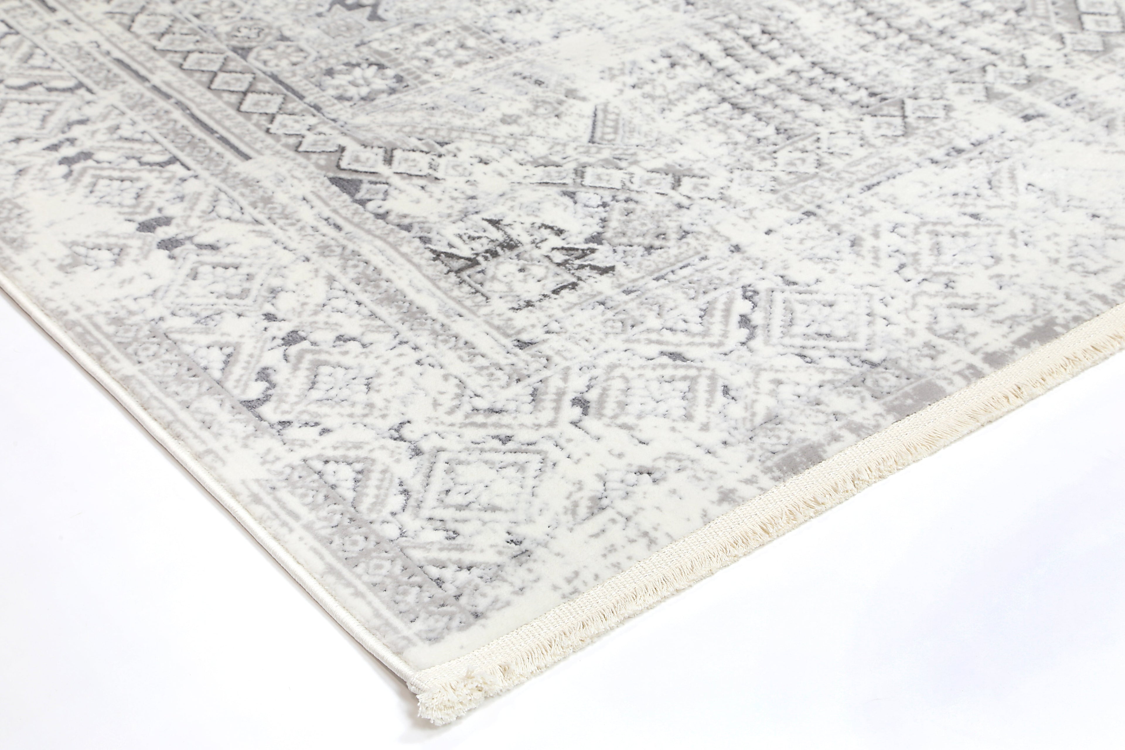 Bohemian Paradise Panel Grey Rug - 03GREY