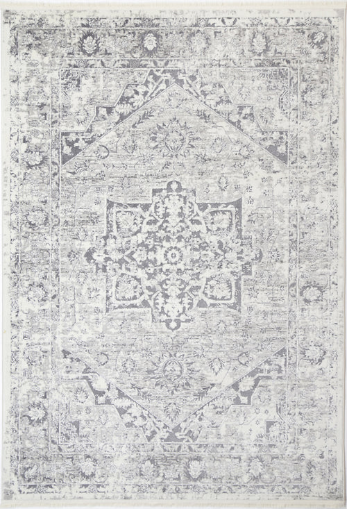 Bohemian Paradise Classic Vintage Grey Rug - 09GREY