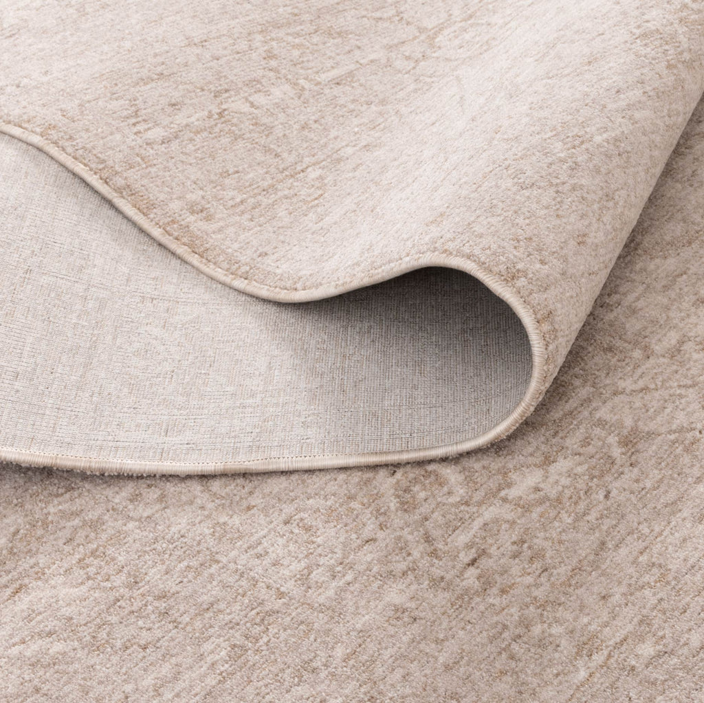 Heritage Distressed Medallion Beige Rug - H102