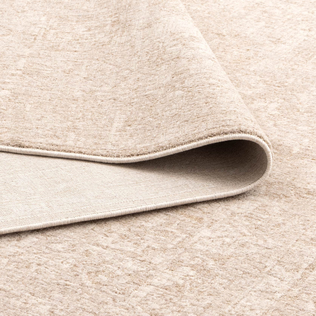 Heritage Distressed Medallion Beige Rug - H102- (Different Tassel)