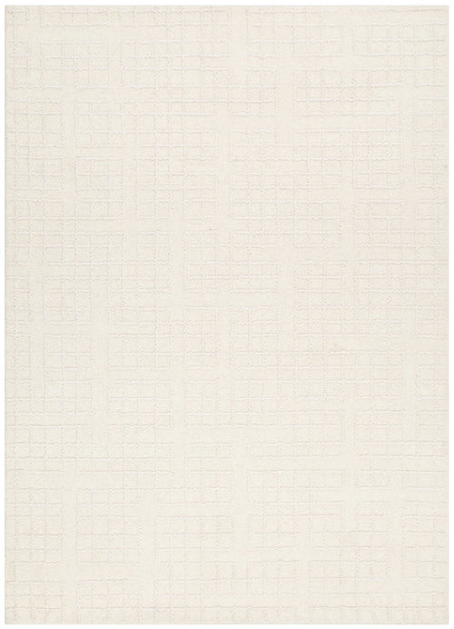 Abasco Ivory Knitted Wool Rug