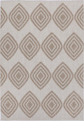 Maldives Modern Indoor/Outdoor Beige Rug (New landed)