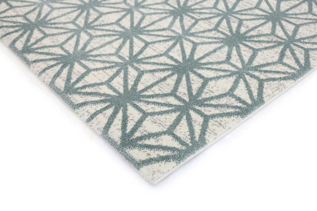 Matisse Aqua Blue Web Rug