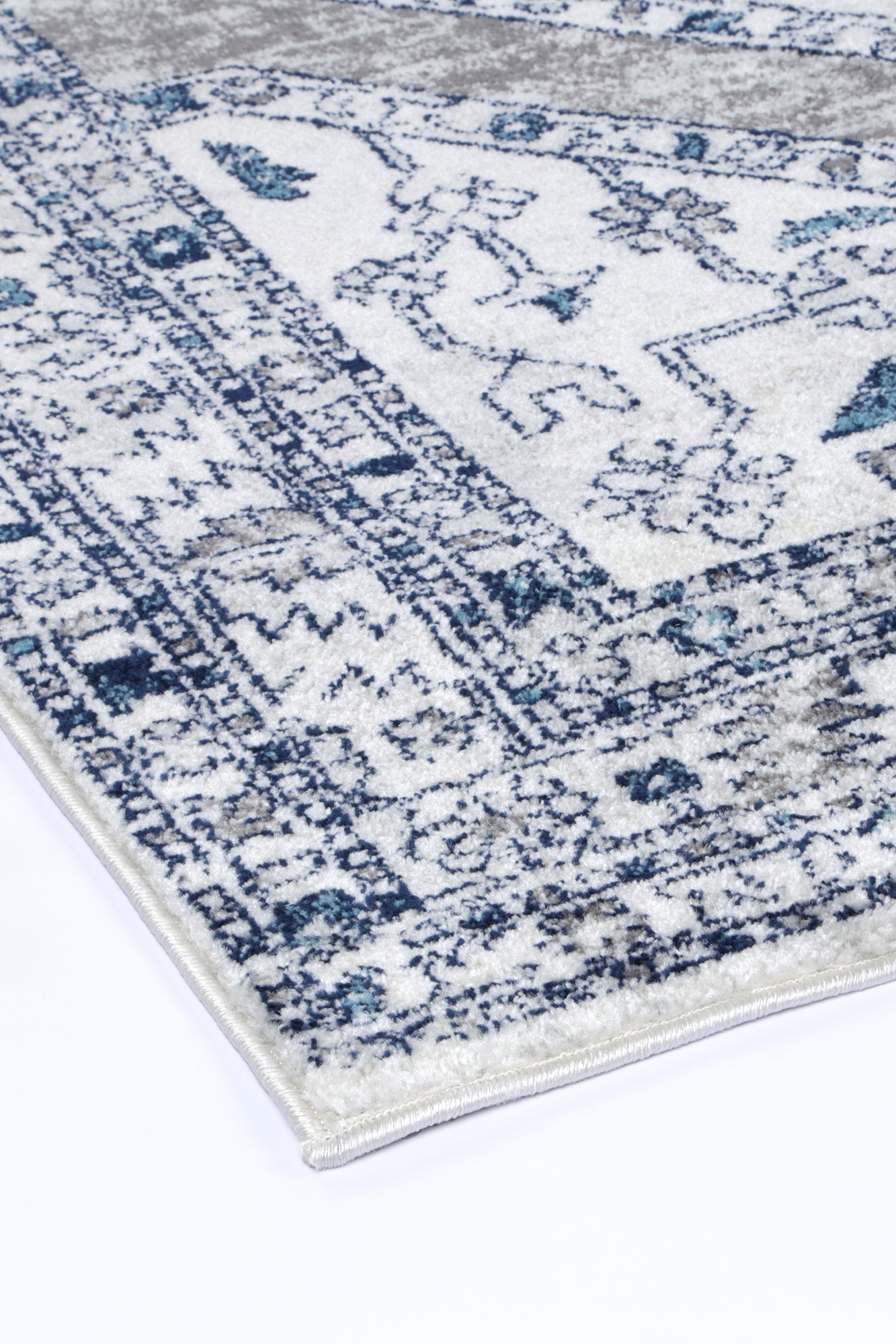 Provence Estve Navy Cream Ancient Rug - PROV24
