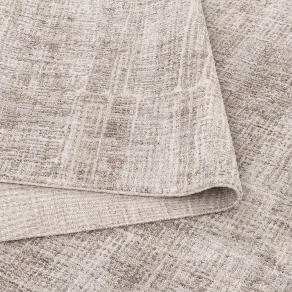 Solenne Beige Abstract Rug - S500