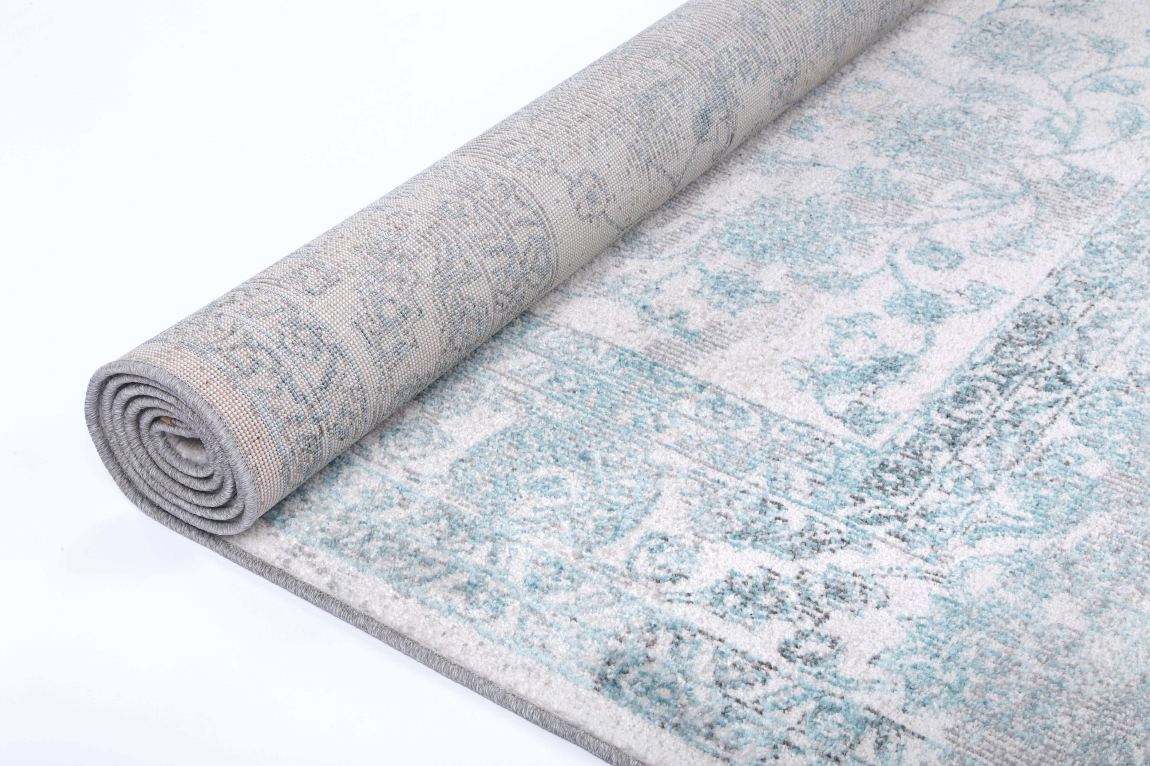 Salsa Peony Ivory & Blue Transitional Rug