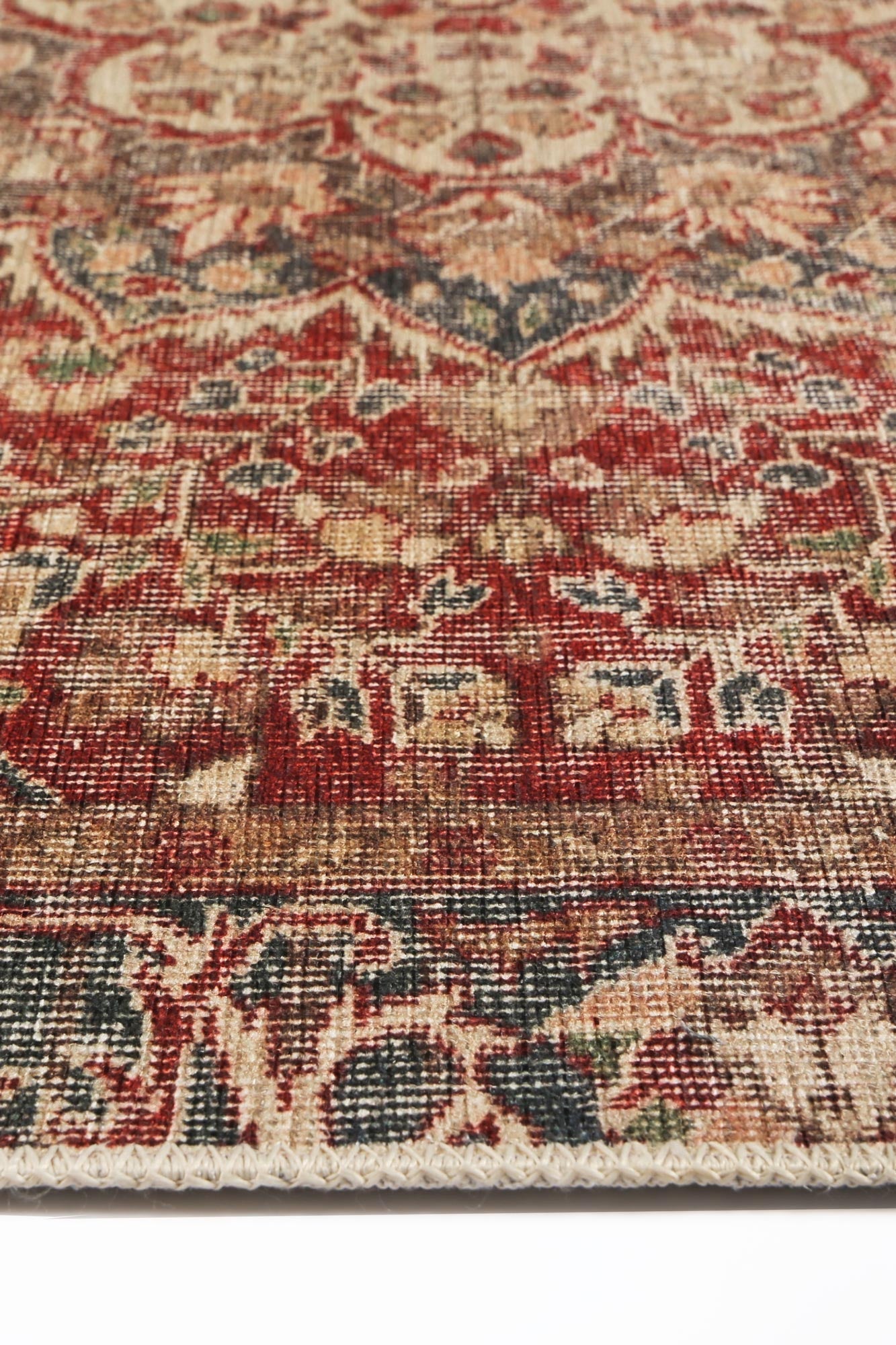 Treasure Matisse Red Washable Rug - VITAL 2869-00